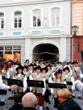 Spielmannszug während der Einweihung